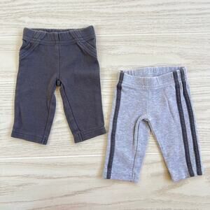 Just One You by Carter’s Baby Boy 2-Piece Pants Set Gray Newborn